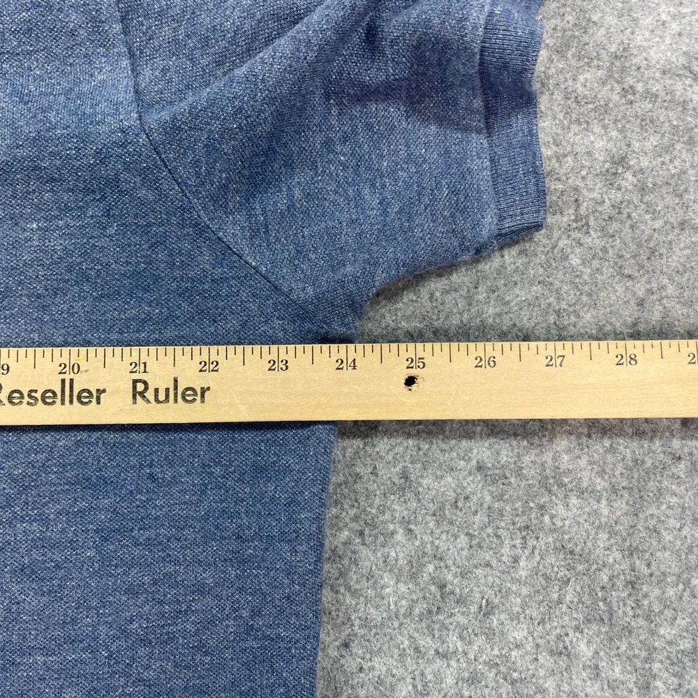Polo Ralph Lauren Mens Polo Shirt XL Blue Heather Short Sleeve Custom Fit